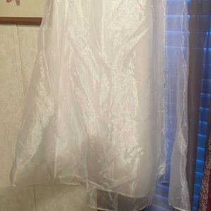 Jessica McClintock beaded silk an chiffon flower girl dress.